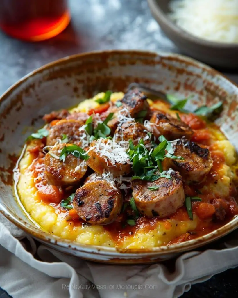 How To Make Italian Polenta with Sausage