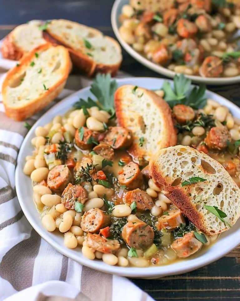 Italian Sausage Stew with White Beans