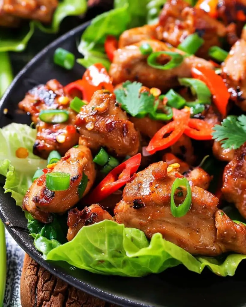 Keto Chicken Lettuce Wraps