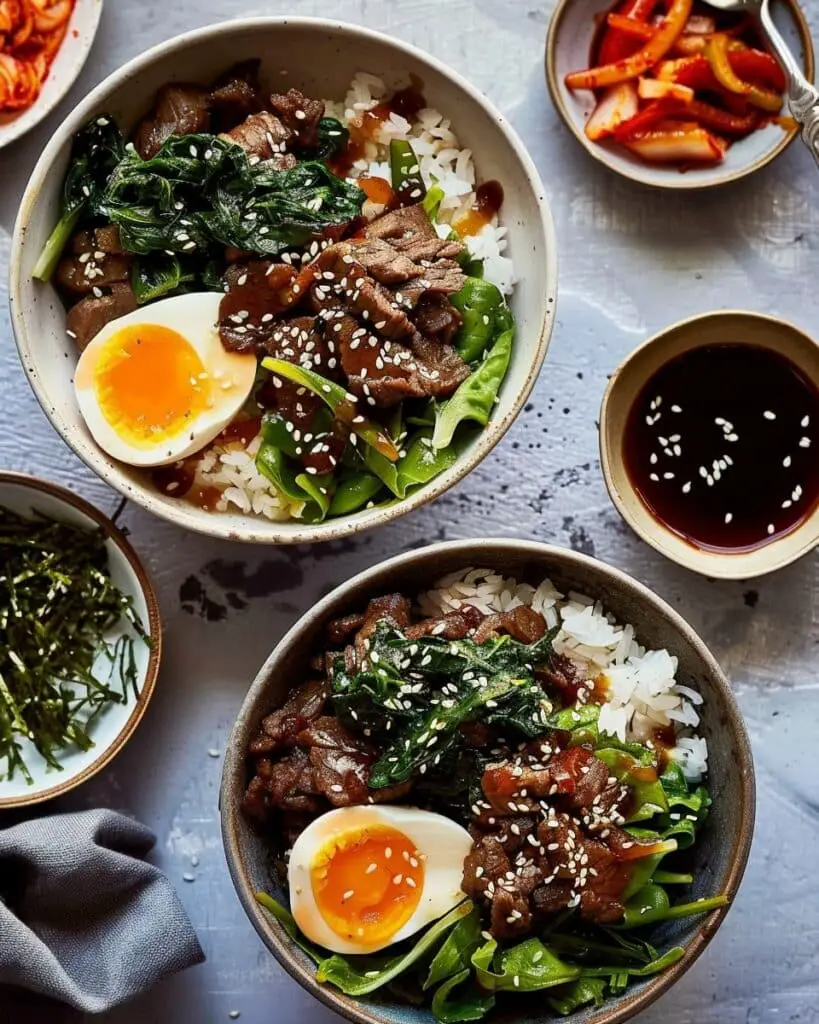 Korean Beef Bulgogi Rice Bowls
