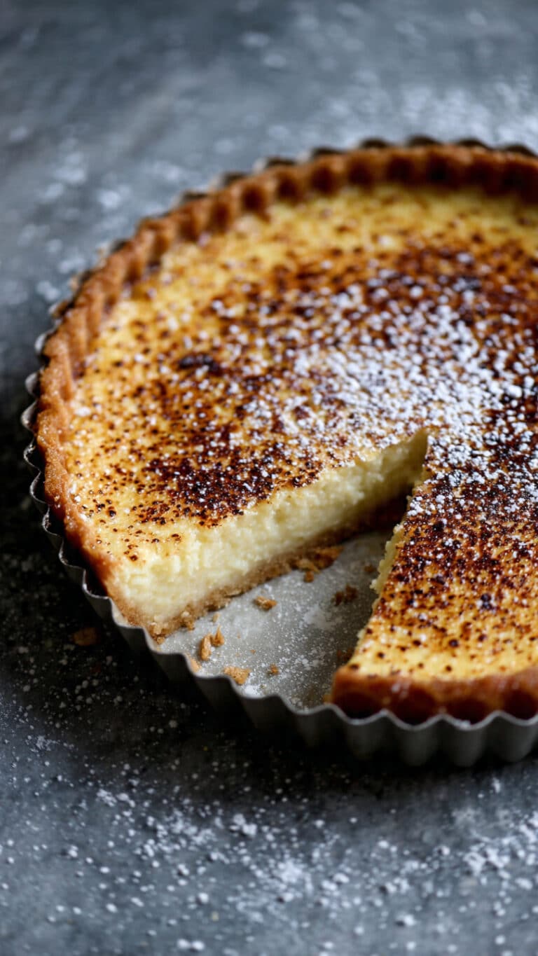 Lemon Scented Almond Milk Custard (Crema Catalana)