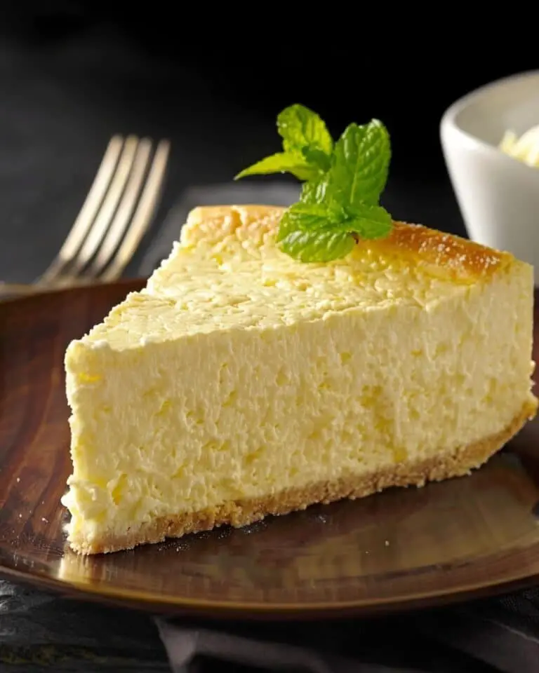 Lemony White Chocolate Cheesecake