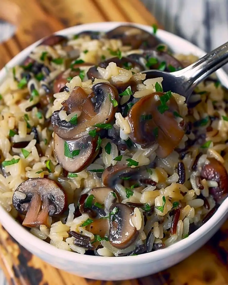 Mushroom and Wild Rice Pilaf