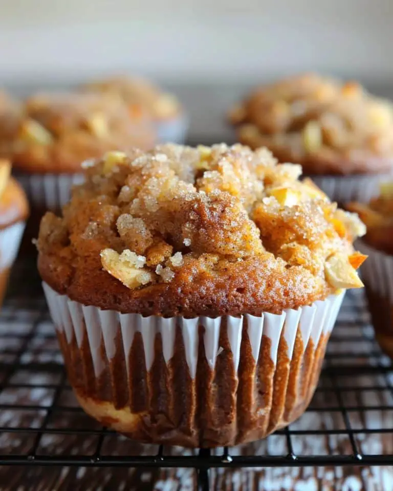 No-Flour Cinnamon Apple Breakfast Muffins