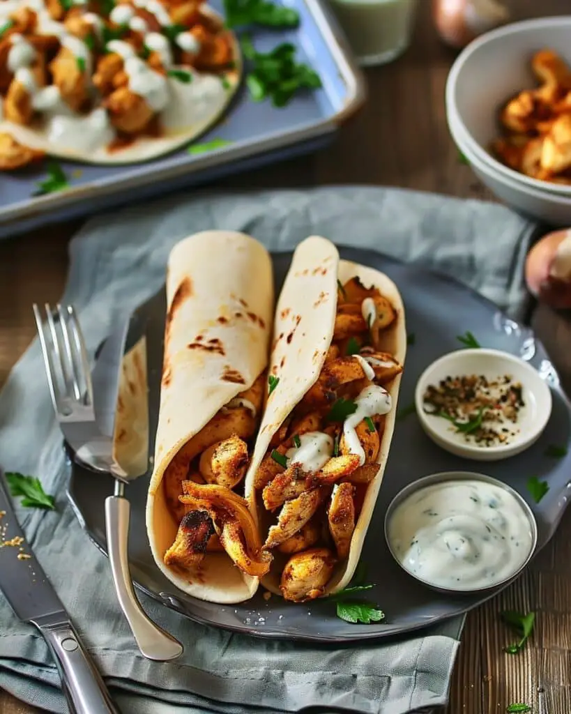 Oven-Roasted Chicken Shawarma
