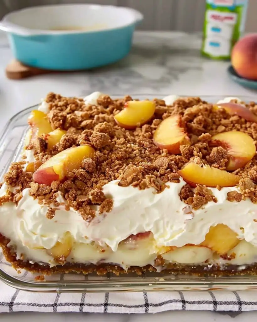 Peach Cool Whip Pie