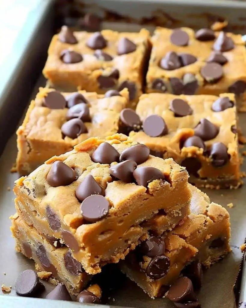 Peanut Butter Chocolate Chip Cookie Bars