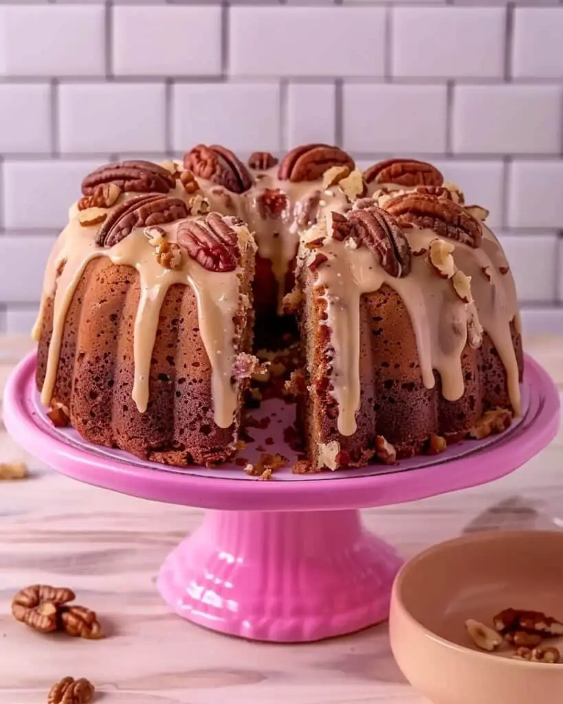 Pineapple Pecan Cream Cheese Pound Cake