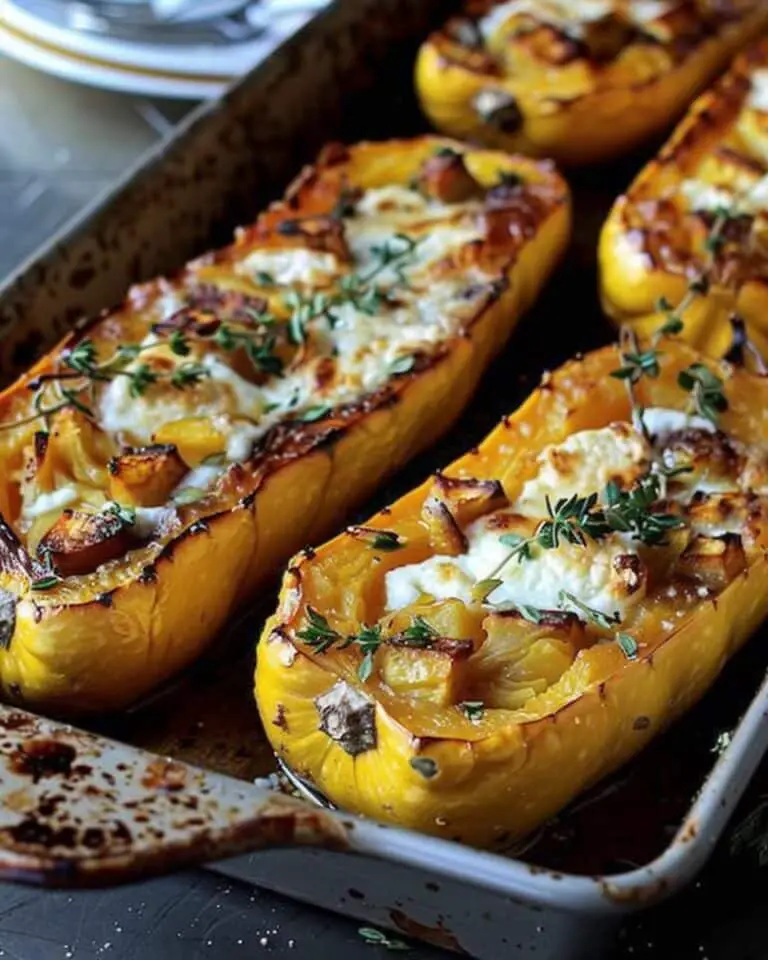 Roasted Stuffed Butternut Squash (Quick Recipe)