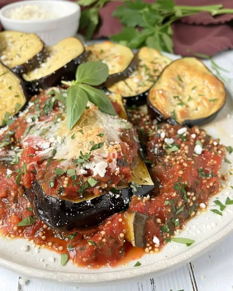 Sicilian Stuffed Eggplant “Buttoned Up”