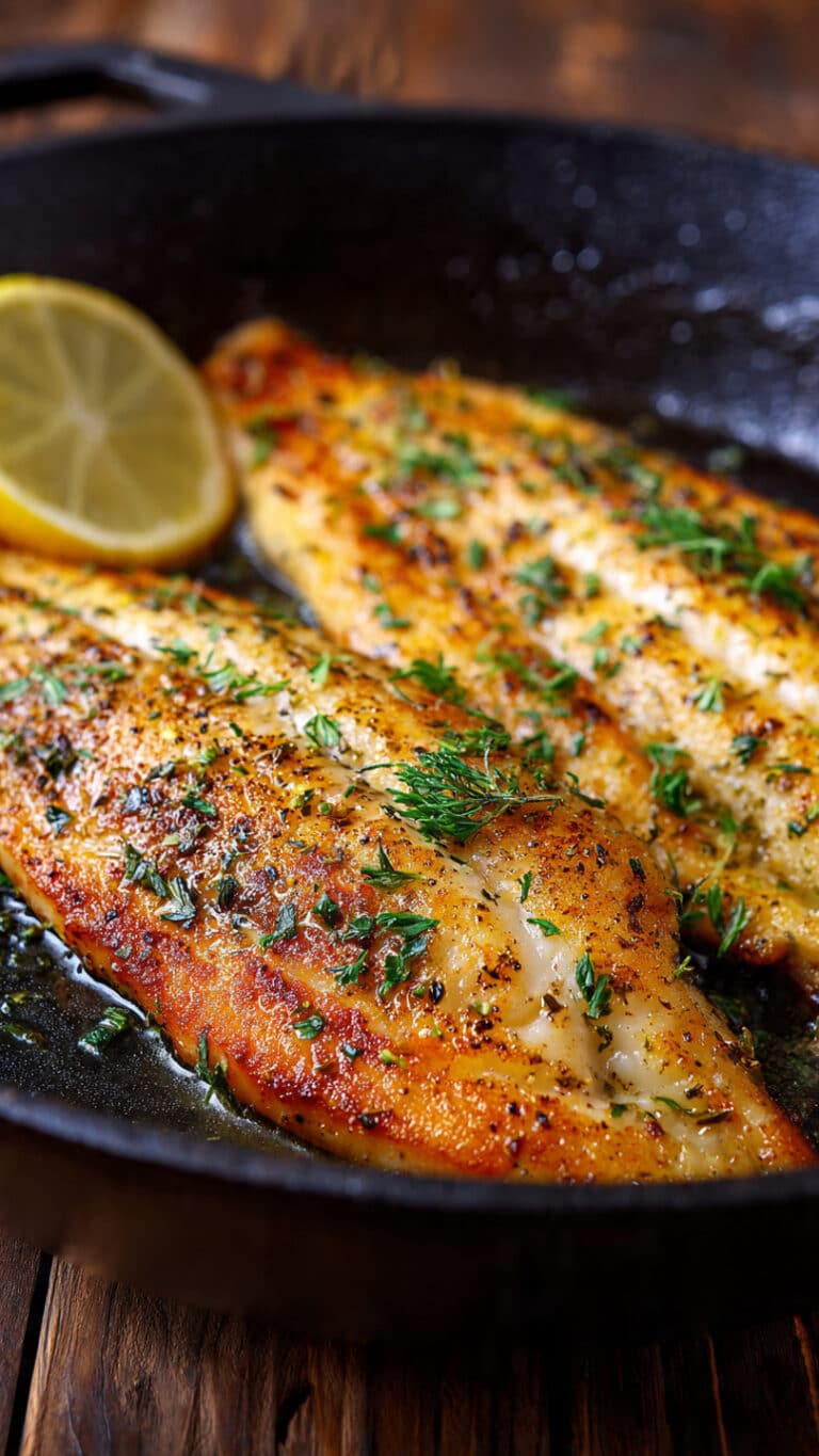 Skillet Herbed Fish