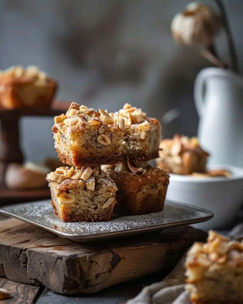 Soft Banana Breakfast Muffin Squares