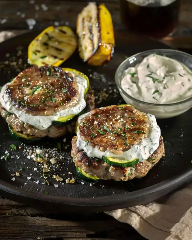 Spicy Turkey and Zucchini Burger
