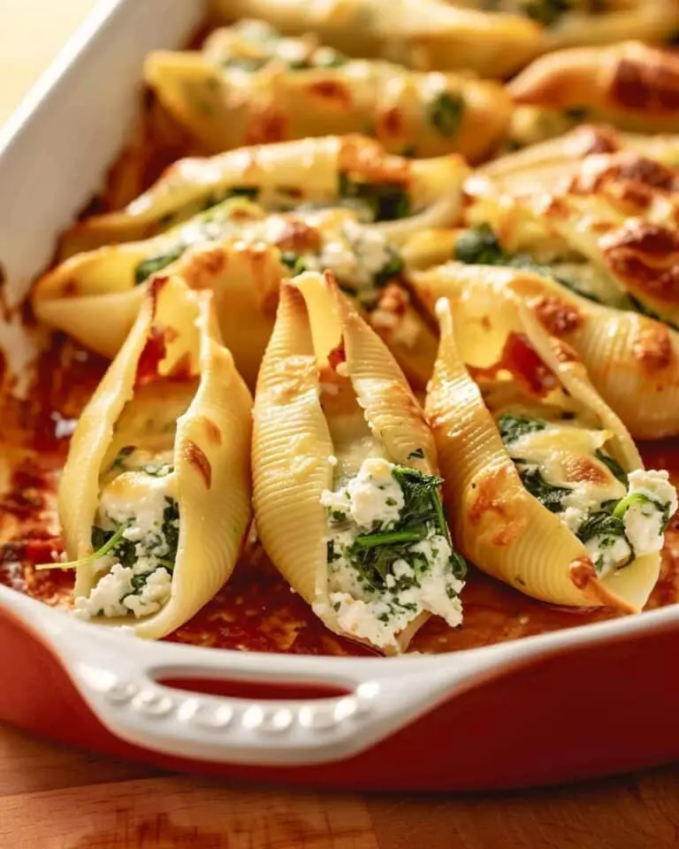 Spinach Ricotta Stuffed Shells