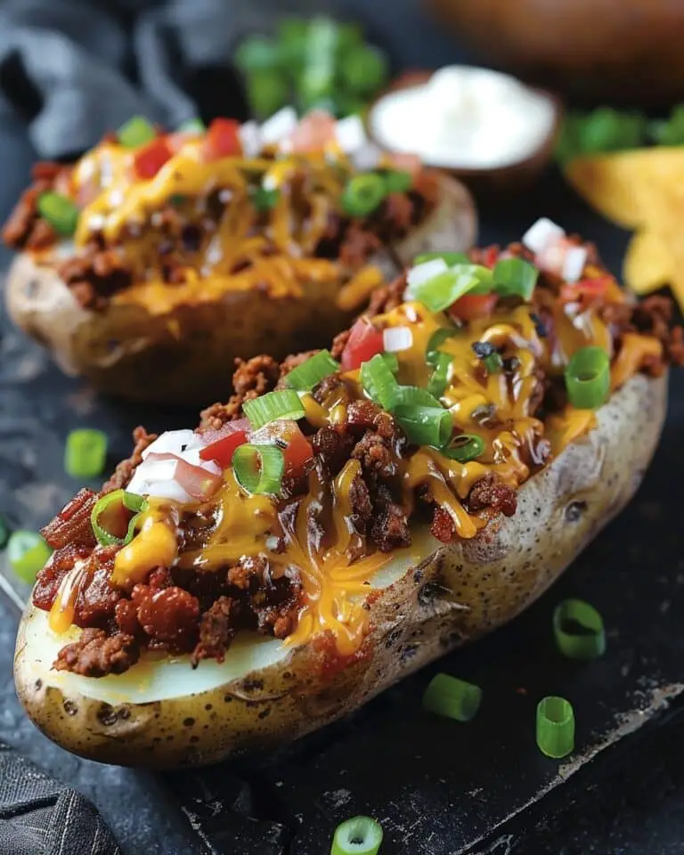 Taco Loaded Baked Potatoes