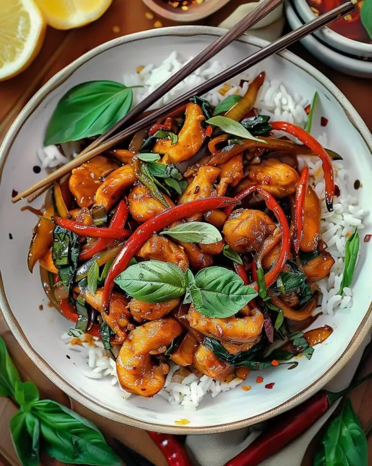 Thai Basil Chicken Stir Fry