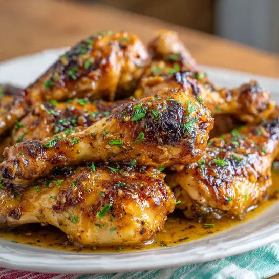 Crockpot Maple Mustard Chicken Drumsticks