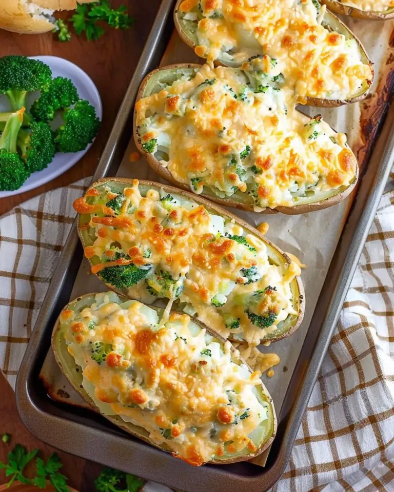 Twice-Baked Potatoes with Broccoli and Cheddar (Family Approved)