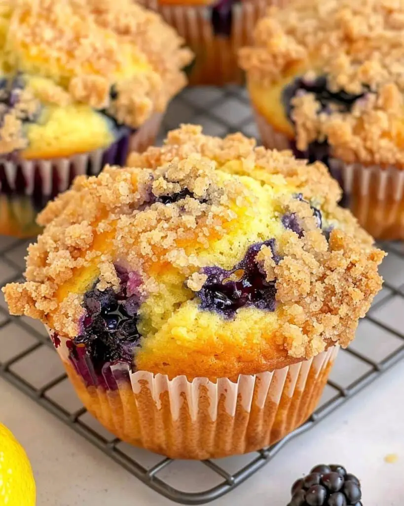 Vegan Jumbo Blueberry Muffins