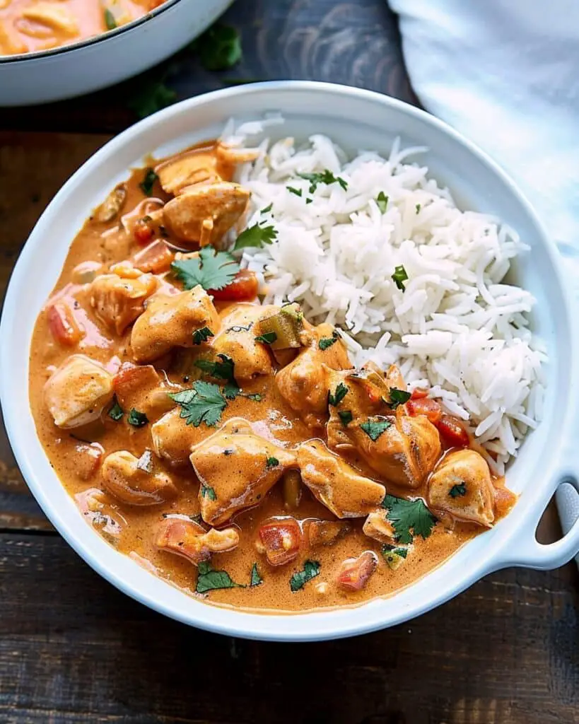 Warming Slow-Cooker Chicken Tikka Masala (Clean Eating Style)
