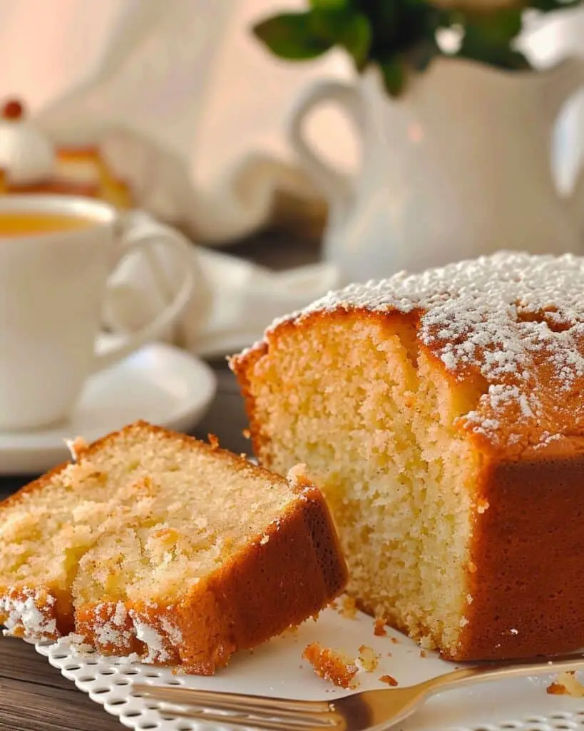 Yogurt Pound Cake (4 Ingredients, No Eggs, No Dairy)