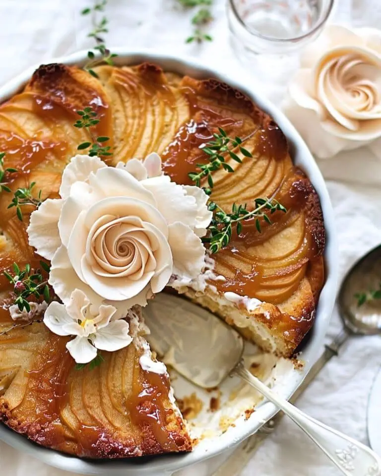 Apple and Salted Caramel Spoon Cake