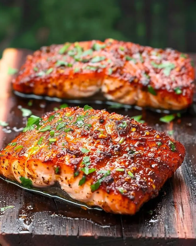Canadian Maple Cedar Plank Salmon