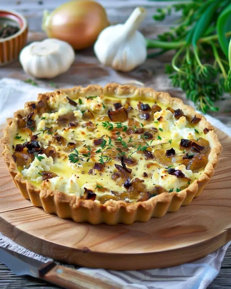 Caramelized Onion and Goat Cheese Tart