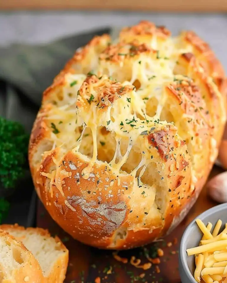 Cheese and Garlic Crack Bread (Pull Apart Bread)