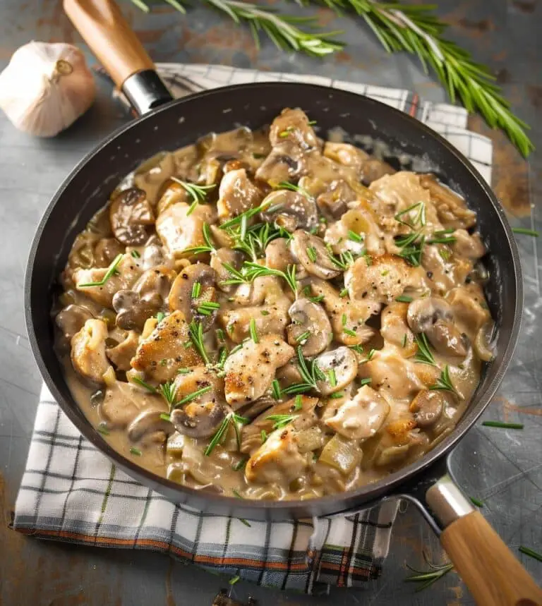 Creamy Chicken Mushroom Skillet