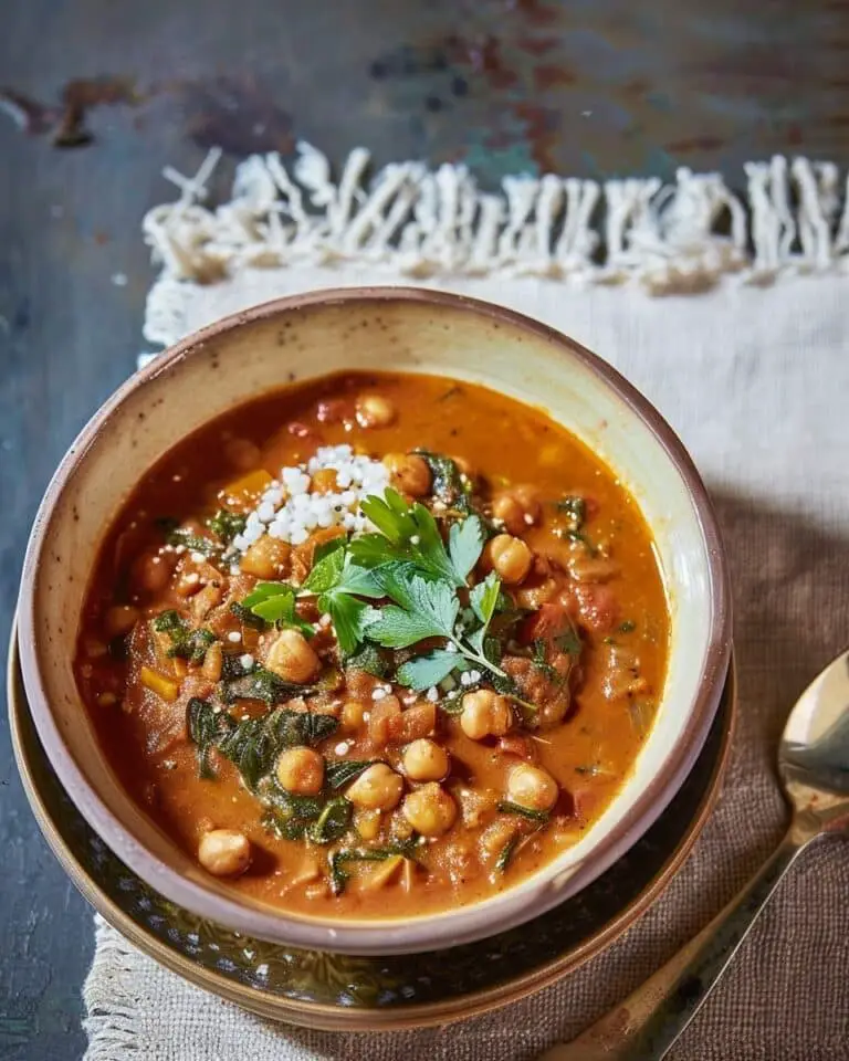 Creamy Chickpea Spinach Masala With Tadka