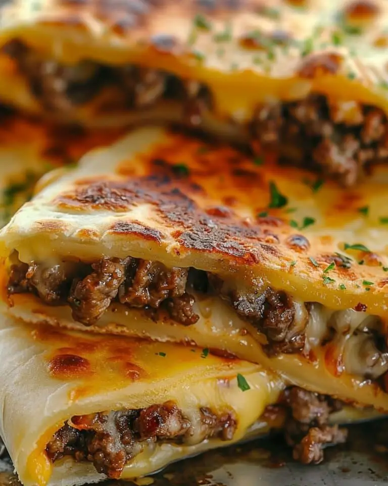 Crispy Air Fryer Cheeseburger Wraps