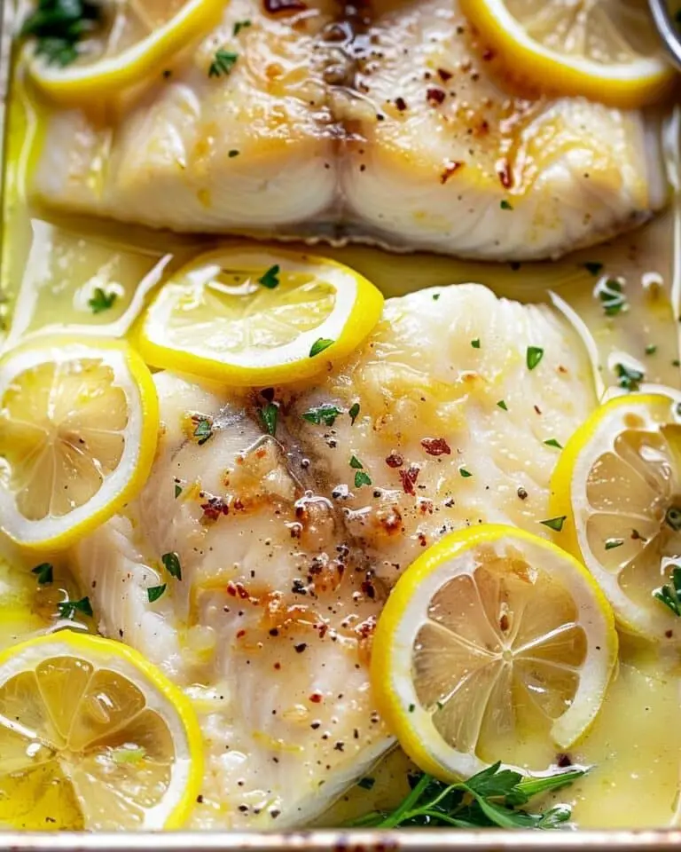 Easy Lemon Butter Baked Fish