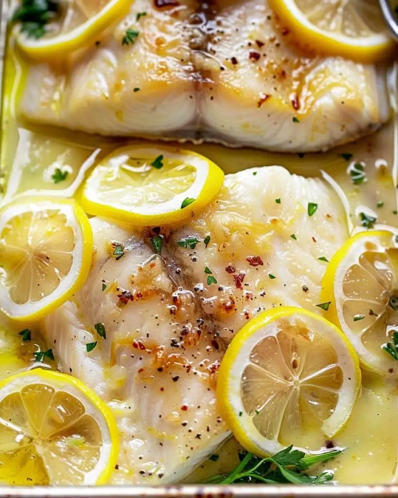 Easy Lemon Butter Baked Fish