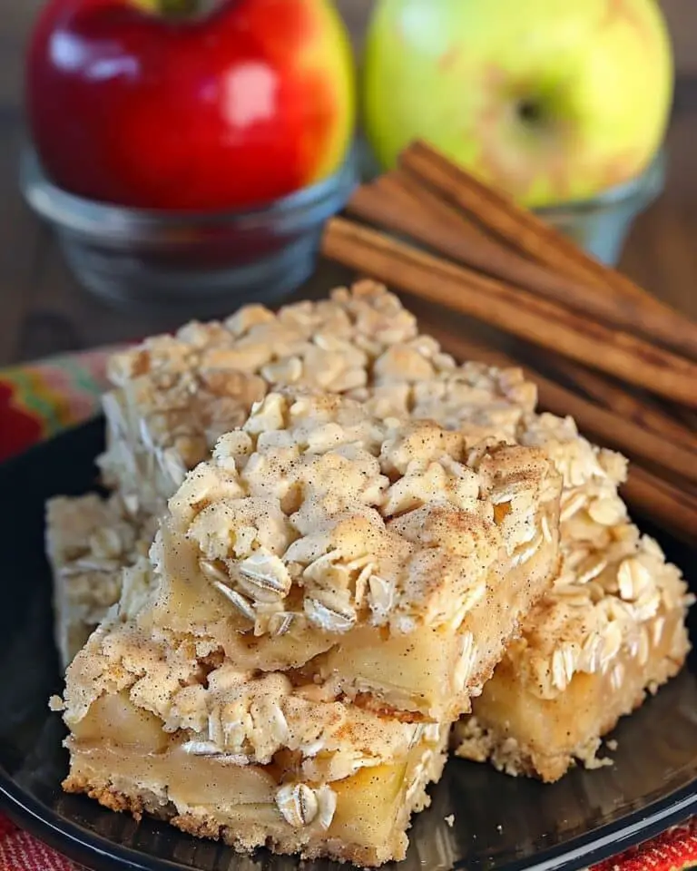 Gluten-Free Apple Cinnamon Baked Oatmeal Squares