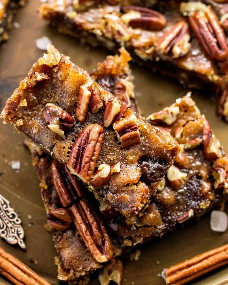 Gooey Salted Brown Sugar Maple Pecan Cookie Pie Bars