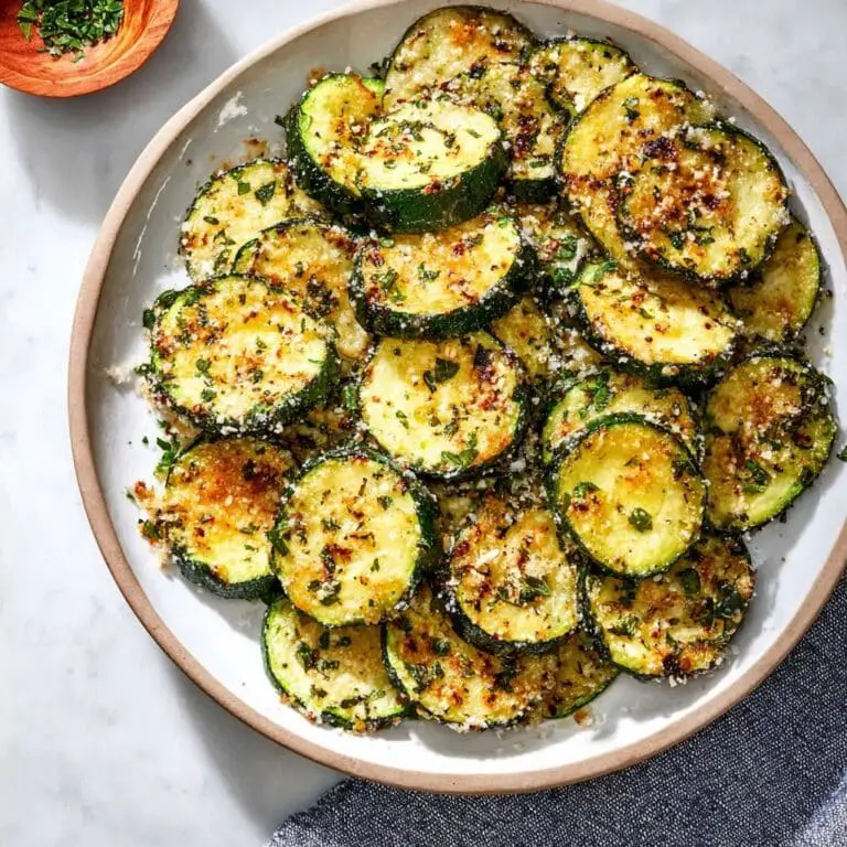 Herb Roasted Zucchini with Parmesan