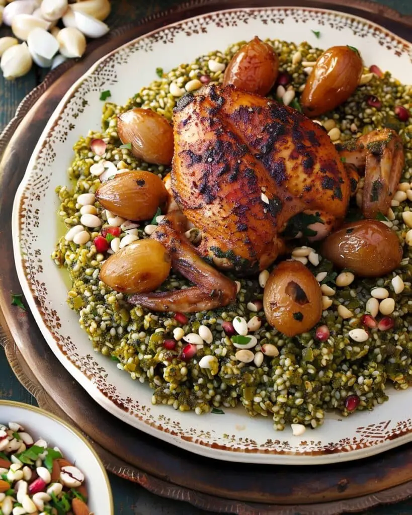 Lebanese Freekeh with Chicken