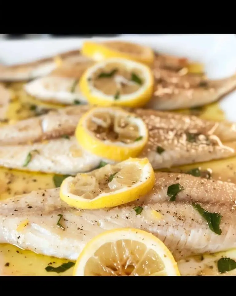 Lemon Butter Baked White Fish