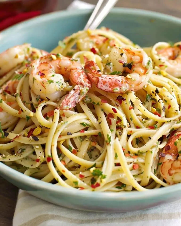 Linguine with Shrimp Scampi