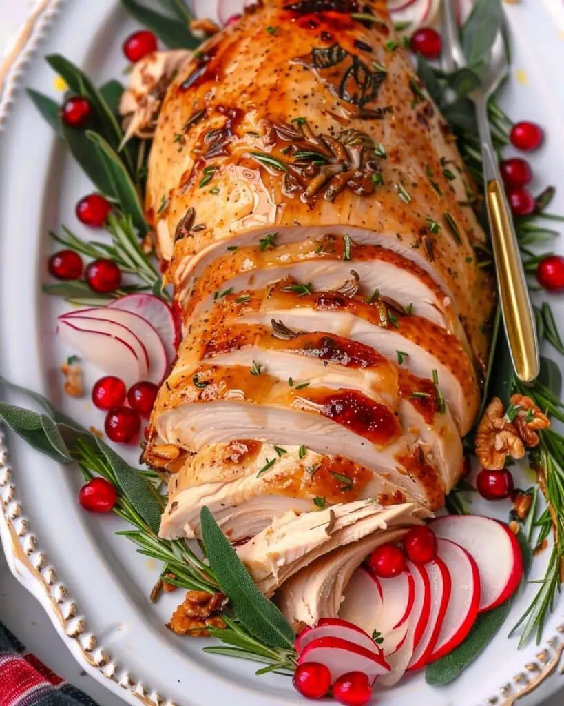 Maple Glazed Boneless Turkey Breast Roast