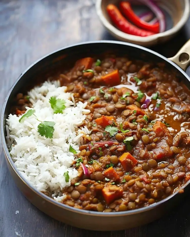 Moroccan-Style Roasted Carrot and Lentil Dal