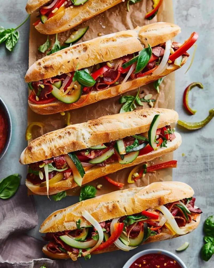 Pressed Italian Sandwiches