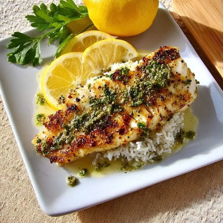 Quick Lemon Garlic Fish