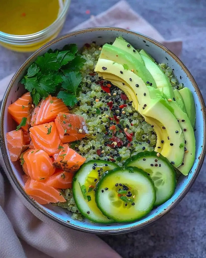 Salmon Quinoa Bowl