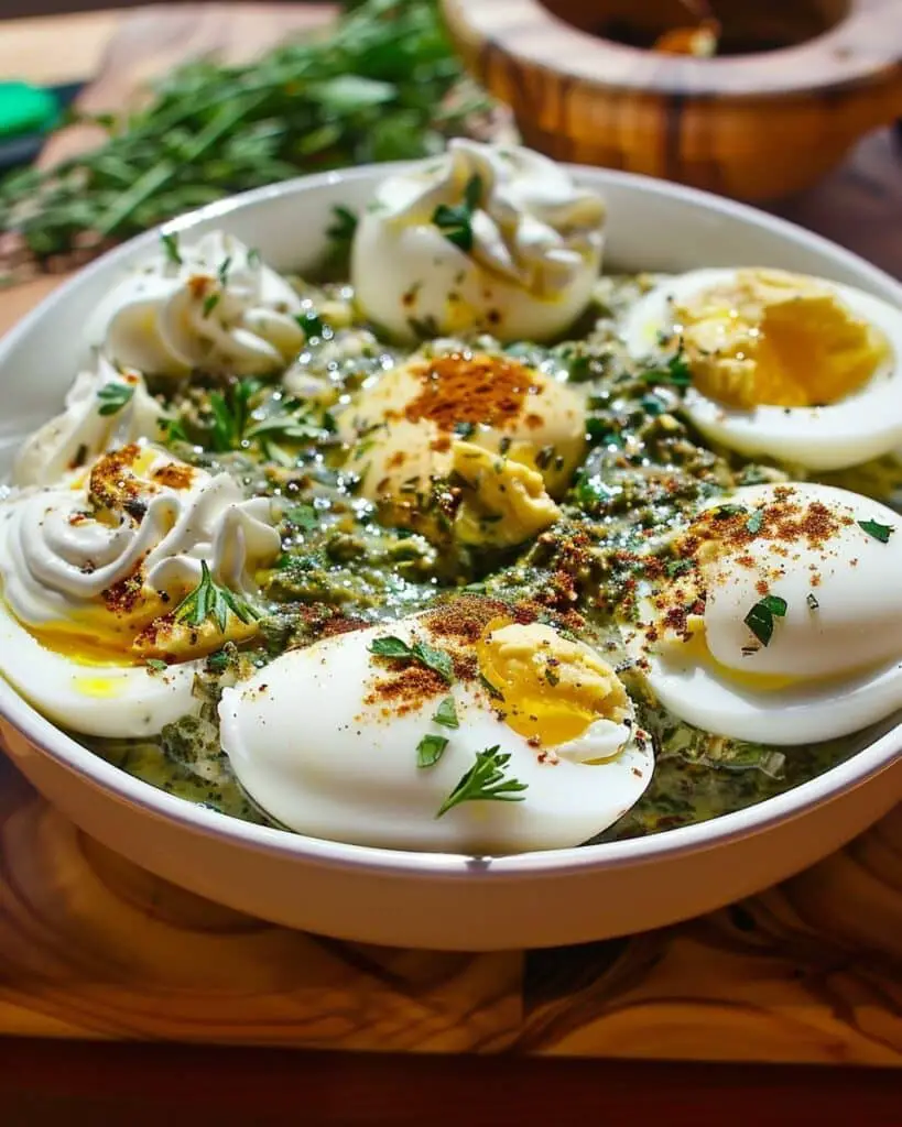 Savory Herb and Lemon Yogurt Eggs