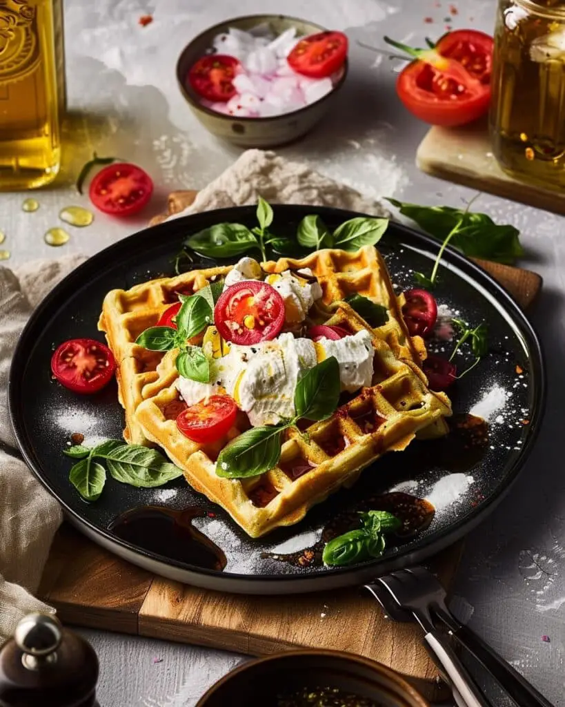 Spiced Chickpea Waffles