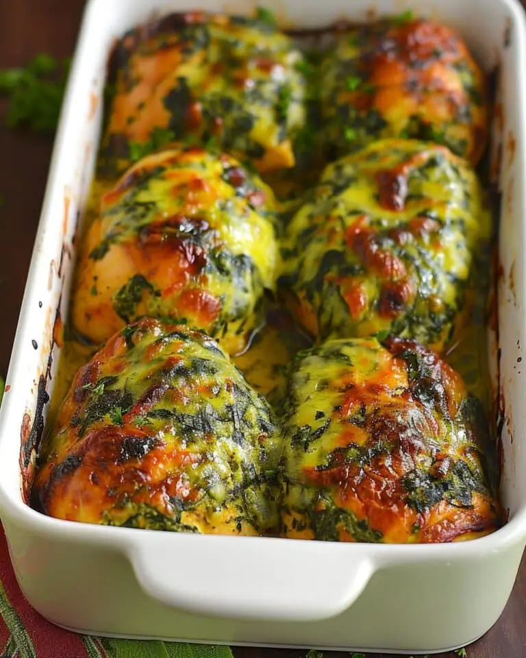 Spinach Stuffed Chicken Breasts