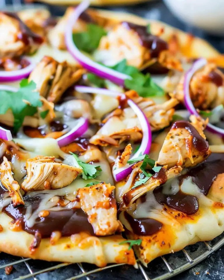 BBQ Chicken Flatbread Pizza