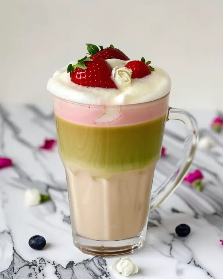 Strawberry Matcha Latte